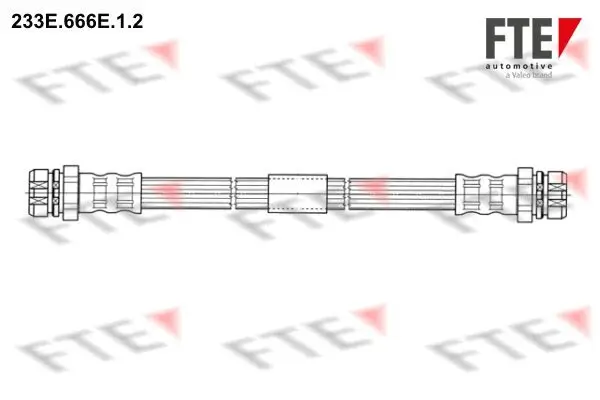 Bremsschlauch Hinterachse FTE 9240396