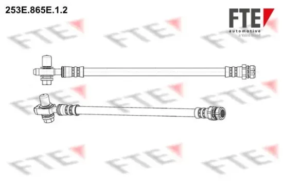 Bremsschlauch Hinterachse rechts FTE 253E.865E.1.2 Bild Bremsschlauch Hinterachse rechts FTE 253E.865E.1.2