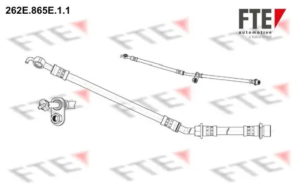 Bremsschlauch Vorderachse rechts FTE 9240425