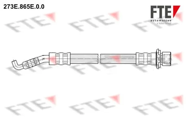 Bremsschlauch Hinterachse FTE 9240435