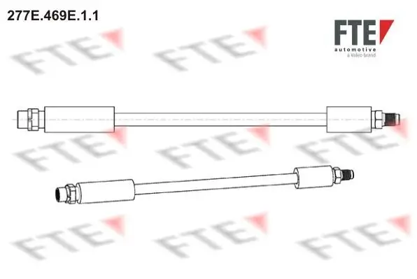 Bremsschlauch Hinterachse FTE 9240441