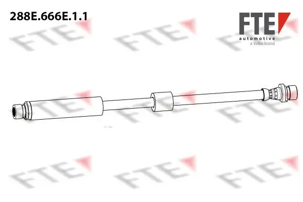 Bremsschlauch Hinterachse innen FTE 9240929