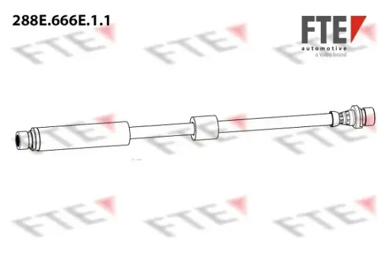 Bremsschlauch Hinterachse innen FTE 9240929 Bild Bremsschlauch Hinterachse innen FTE 9240929