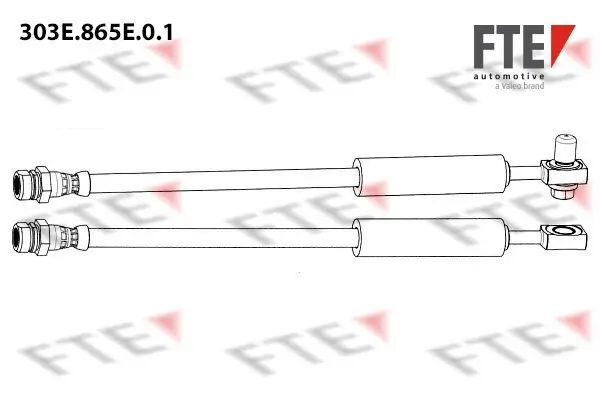 Bremsschlauch Hinterachse FTE 9240468