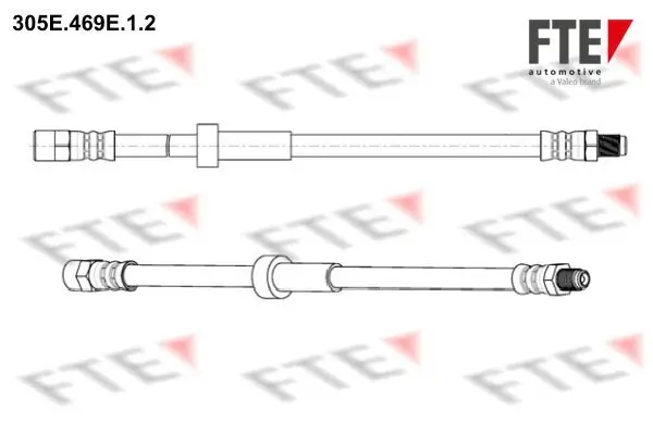 Bremsschlauch Vorderachse FTE 9240471