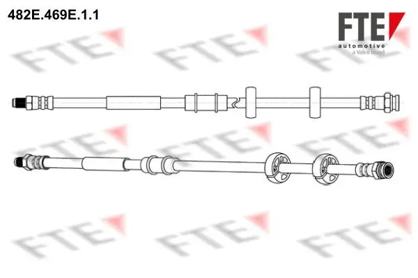 Bremsschlauch FTE 9240689 Bild Bremsschlauch FTE 9240689