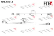 Bremsschlauch Hinterachse links FTE 9240705