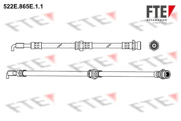 Bremsschlauch Hinterachse FTE 9240741