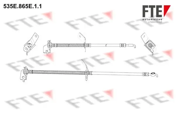 Bremsschlauch Vorderachse links FTE 9240762