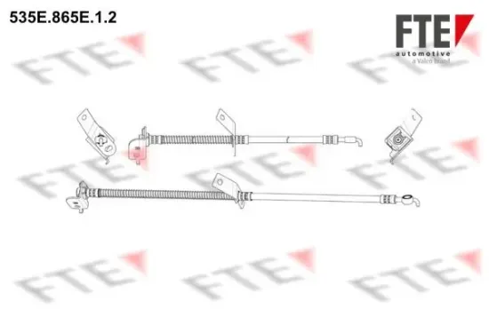 Bremsschlauch Vorderachse rechts FTE 9240763 Bild Bremsschlauch Vorderachse rechts FTE 9240763