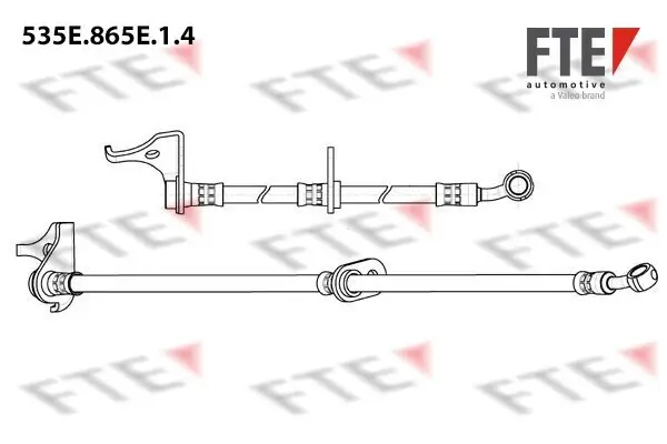 Bremsschlauch Vorderachse links FTE 9240978