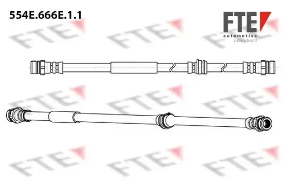 Bremsschlauch Vorderachse FTE 9240776 Bild Bremsschlauch Vorderachse FTE 9240776