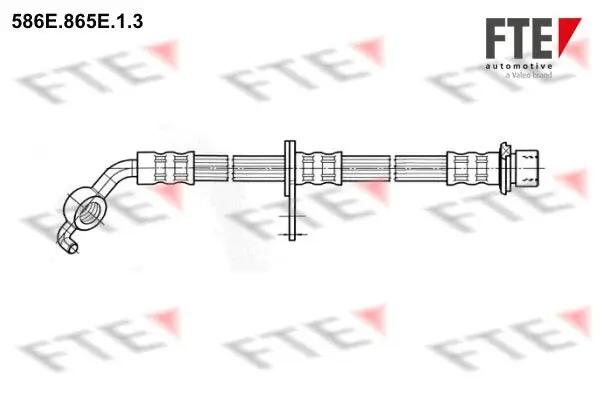 Bremsschlauch Vorderachse links FTE 9240801