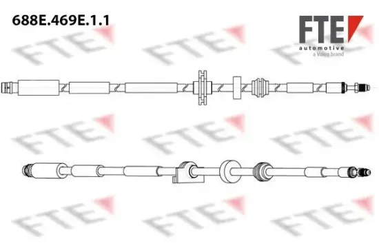 Bremsschlauch FTE 9240833 Bild Bremsschlauch FTE 9240833