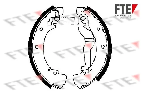 Bremsbackensatz Hinterachse FTE 9100019