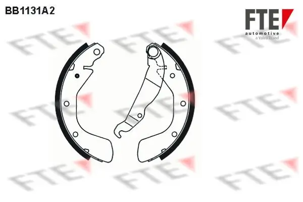 Bremsbackensatz FTE 9100021