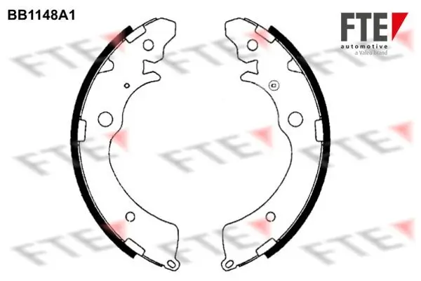 Bremsbackensatz Hinterachse FTE 9100028