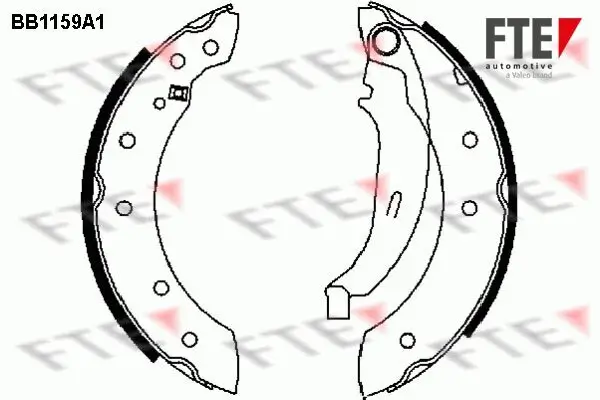 Bremsbackensatz FTE 9100031