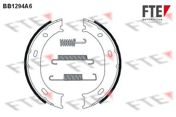 Bremsbackensatz, Feststellbremse FTE 9100065