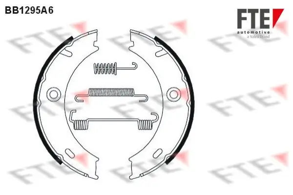 Bremsbackensatz, Feststellbremse FTE 9100066