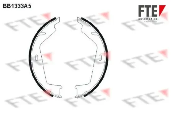 Bremsbackensatz, Feststellbremse FTE 9100088 Bild Bremsbackensatz, Feststellbremse FTE 9100088