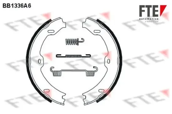 Bremsbackensatz, Feststellbremse Vorderachse Hinterachse FTE 9100091 Bild Bremsbackensatz, Feststellbremse Vorderachse Hinterachse FTE 9100091