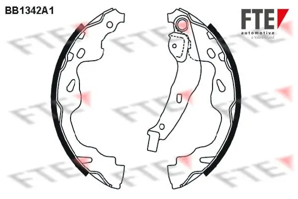 Bremsbackensatz FTE 9100095