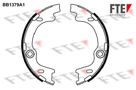 Bremsbackensatz, Feststellbremse Hinterachse FTE 9100123 Bild Bremsbackensatz, Feststellbremse Hinterachse FTE 9100123