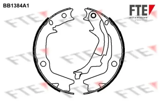 Bremsbackensatz, Feststellbremse Hinterachse FTE 9100126 Bild Bremsbackensatz, Feststellbremse Hinterachse FTE 9100126