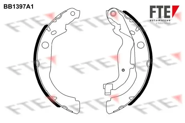 Bremsbackensatz FTE 9100132