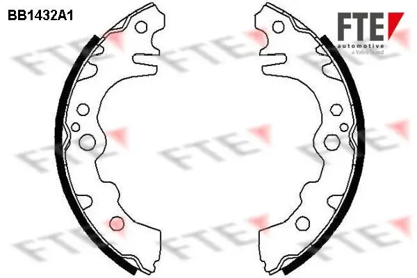Bremsbackensatz Hinterachse FTE 9100183