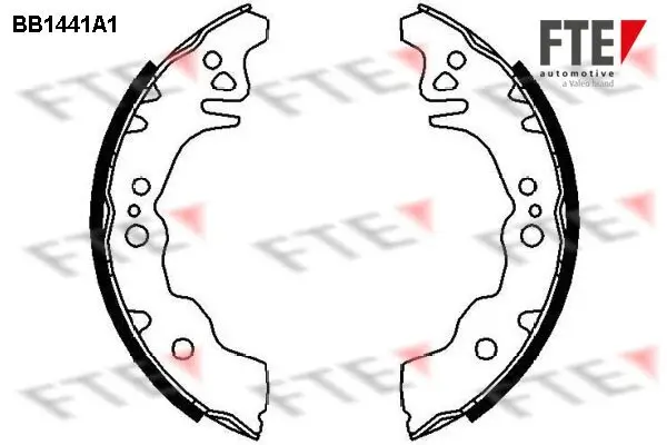 Bremsbackensatz Hinterachse FTE 9100164