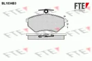 Bremsbelagsatz, Scheibenbremse Vorderachse FTE 9010014