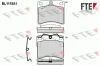 Bremsbelagsatz, Scheibenbremse Vorderachse FTE 9010031