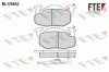 Bremsbelagsatz, Scheibenbremse Vorderachse FTE 9010057