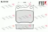 Bremsbelagsatz, Scheibenbremse Hinterachse FTE 9010064