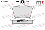 Bremsbelagsatz, Scheibenbremse FTE 9010073