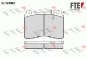 Bremsbelagsatz, Scheibenbremse Vorderachse FTE 9010074