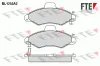 Bremsbelagsatz, Scheibenbremse Vorderachse FTE 9010078