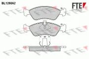Bremsbelagsatz, Scheibenbremse FTE BL1260A2