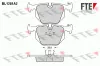 Bremsbelagsatz, Scheibenbremse Hinterachse FTE 9010090