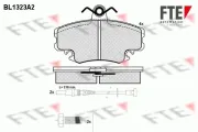 Bremsbelagsatz, Scheibenbremse FTE 9010110