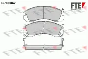 Bremsbelagsatz, Scheibenbremse Vorderachse FTE 9010160