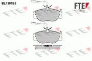 Bremsbelagsatz, Scheibenbremse Vorderachse FTE 9010166