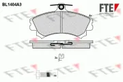 Bremsbelagsatz, Scheibenbremse Vorderachse FTE 9010176