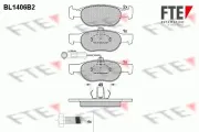 Bremsbelagsatz, Scheibenbremse Vorderachse FTE 9010181