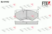 Bremsbelagsatz, Scheibenbremse Vorderachse FTE 9010185