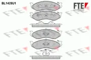 Bremsbelagsatz, Scheibenbremse FTE 9010186