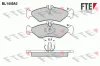 Bremsbelagsatz, Scheibenbremse Hinterachse FTE 9010190