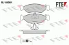 Bremsbelagsatz, Scheibenbremse Vorderachse FTE 9011032